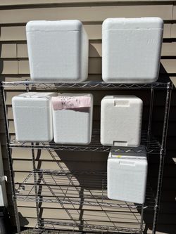 Styrofoam Ice Boxes
