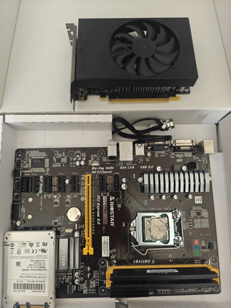 Intel I7 4790, 16GB DDR3, 240GB SSD, GTX 1650 Super Combo