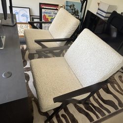AllModern White Tambo Wide Armchair 