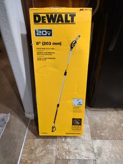 New DeWalt 20v.      8"  pole saw tool only $120