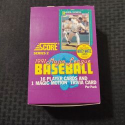 1991 Score Baseball Cards( Complete Box)