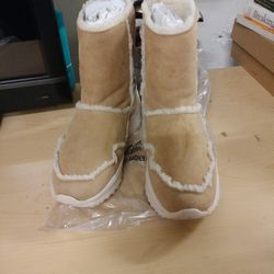 Coach Portia Genuine Shearling Boots