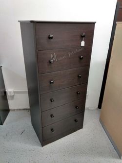Brown Mocha Tall Bedroom Dresser!