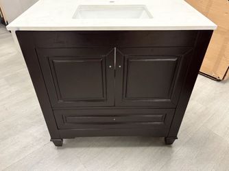 $279 Special Price Bathroom Vanity Cabinet 36 inch With Countertop and sink