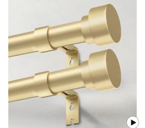 2 Pack Heavy Duty Curtains Rods