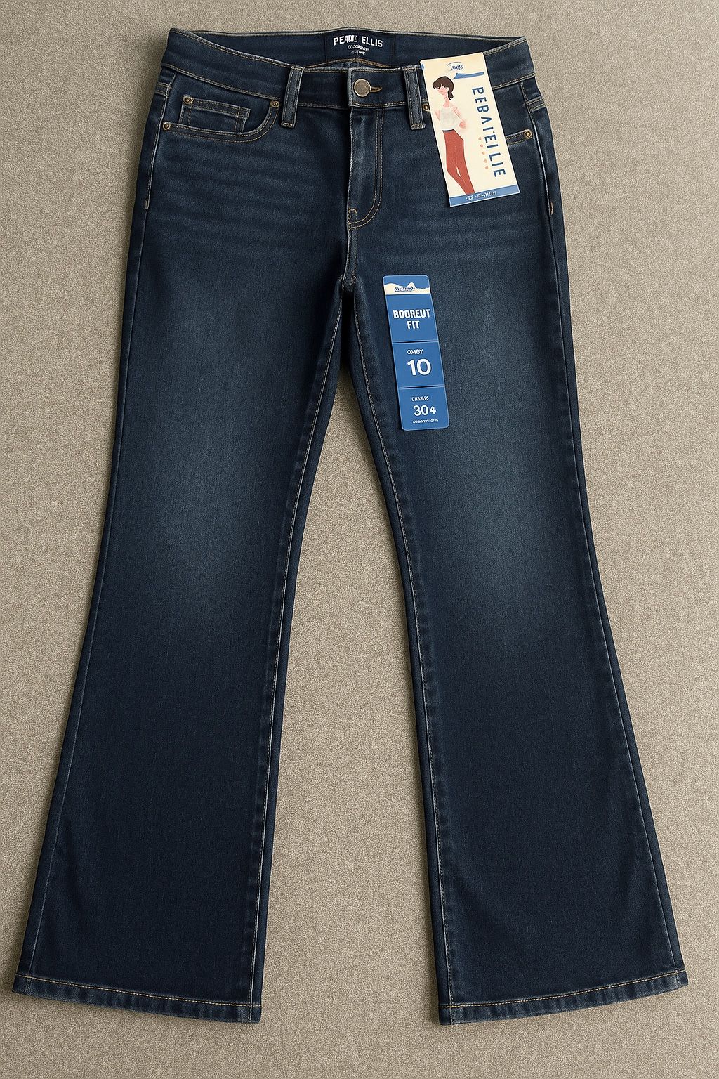 Jordache Women’s Bootcut Stretch Jeans – Size 10 – Brand New with Tags