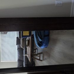 Entryway Console Table with Matching MirrorFor Sale: Entryway Console Table with Matching Mirror

