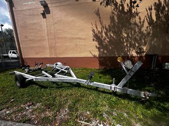 Galvanized boat trailer