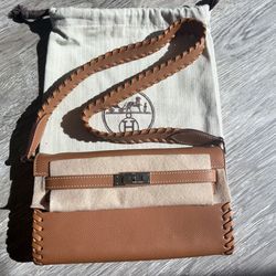 Handmade DupHermes Gold Kelly Togo Special Edition