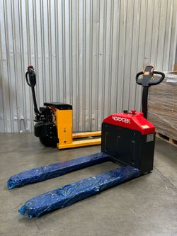 Heavy duty warehouse electric pallet truck