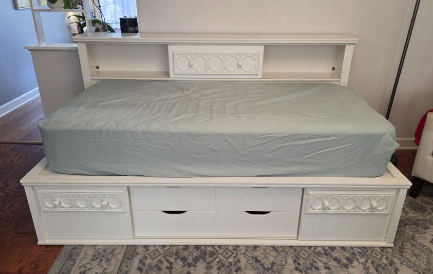 Ashley Twin Storage Bed with Mattress