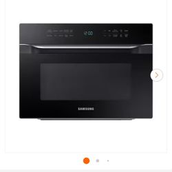Microwave in Fingerprint-Resistant Black Stainless Steel with Power Convection PowerGrill Duo 1.2 cu. ft. Built-In Microwave in Fingerprint-Resistant 