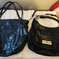 2 Leather Coach Bags