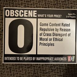 Obscene Card Game