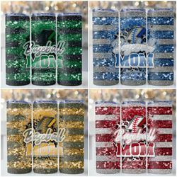 Baseball MOM tumblers and keychains 