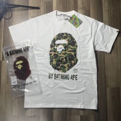 White Camo Bape Tee