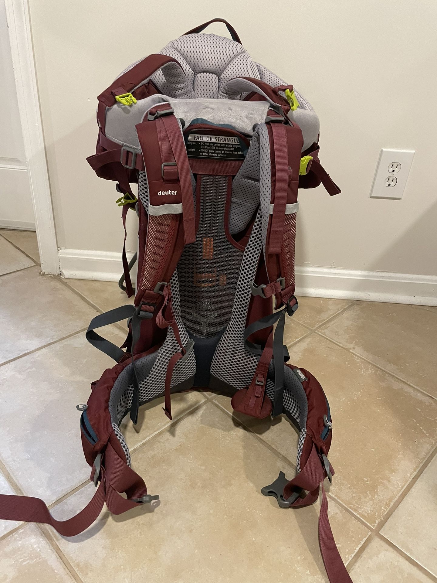 Deuter Kid Comfort Child Carrier Backpack For Hiking 
