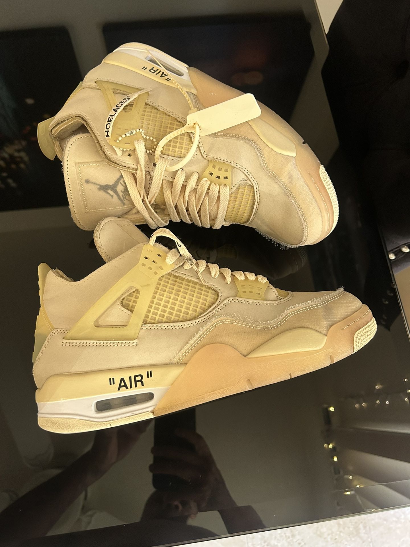 Jordan 4 Off White Size 9 1/2 Men $1200 Obo Cash Only No Trades