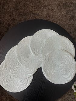 6 Silver Placemats
