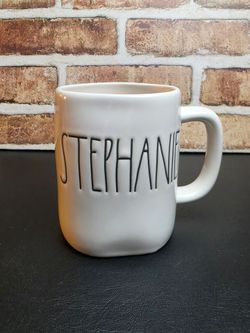 Rae Dunn Stephanie Personalized Ceramic Mug 16 oz. by Magenta