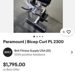 Paramount Bicep Curl