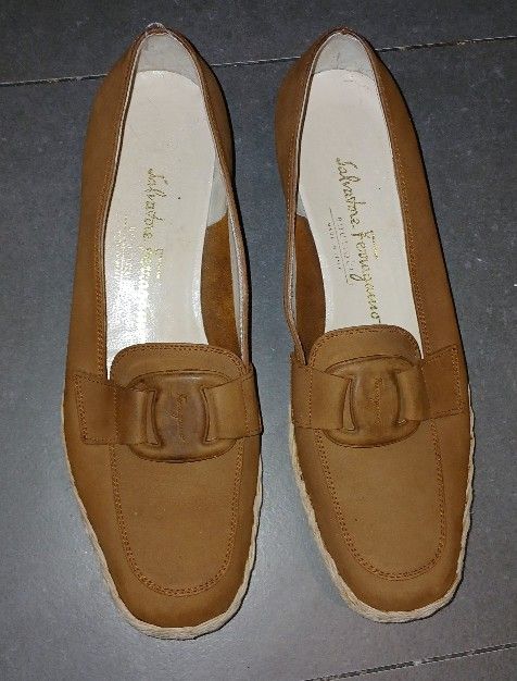Salvatore Ferragamo Brown Espadrilles