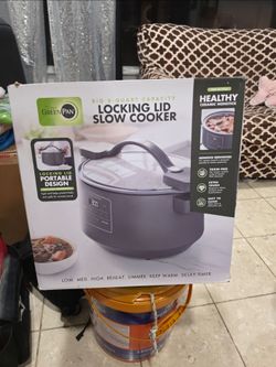 Locking lid slow cooker 7 modes