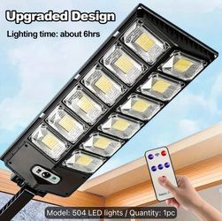 Solar LED Outdoor Street Light with Remote