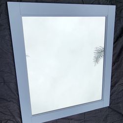 New Bathroom Mirror  *** Dolphin Grey-ish Color BEAUTIFUL 32" X 34"