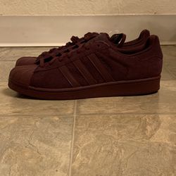 New Burgundy Suede Adidas (Size 11)