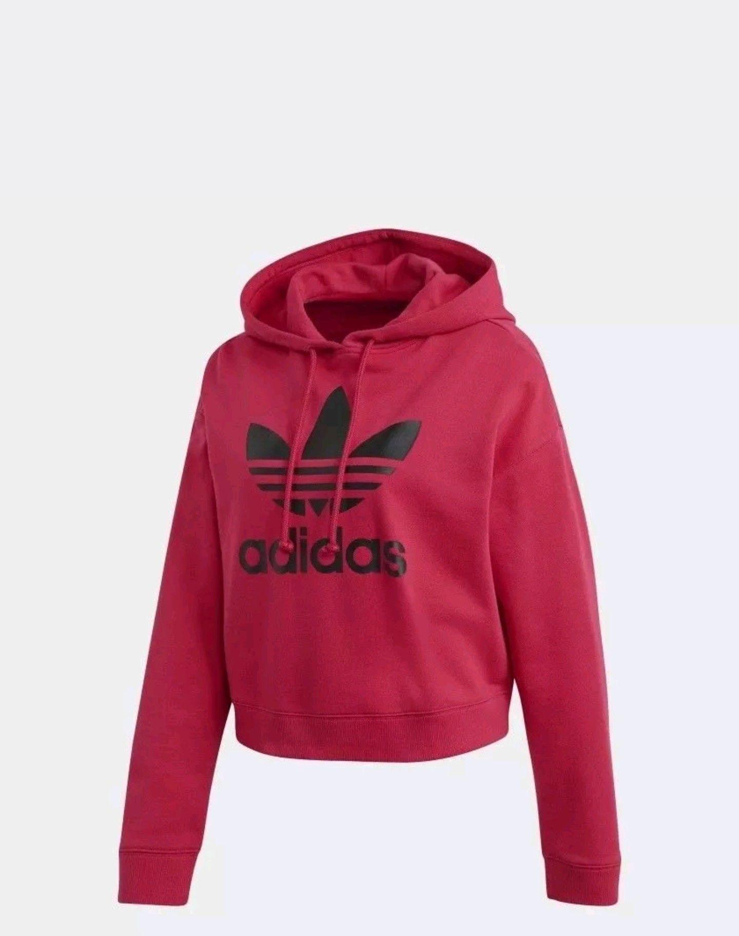 Women's adidas crop hoodie large