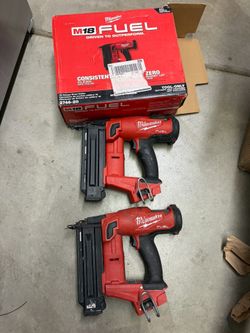 $215 Each 18 Gauge Milwaukee Fuel M18 Finish Nailer Gun Pistola De Clavos 