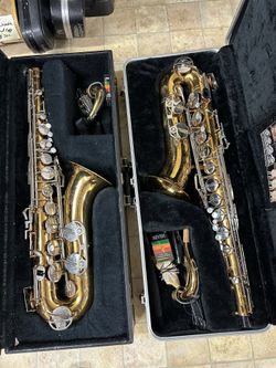 Bundy Tenor Saxophone with New Box of Reeds $700 Each Firm