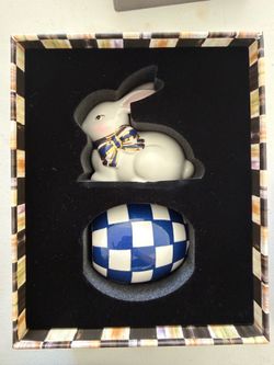 Mackenzie Childs bunny hostess set