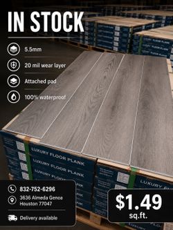 5.5mm vinyl plank flooring  -