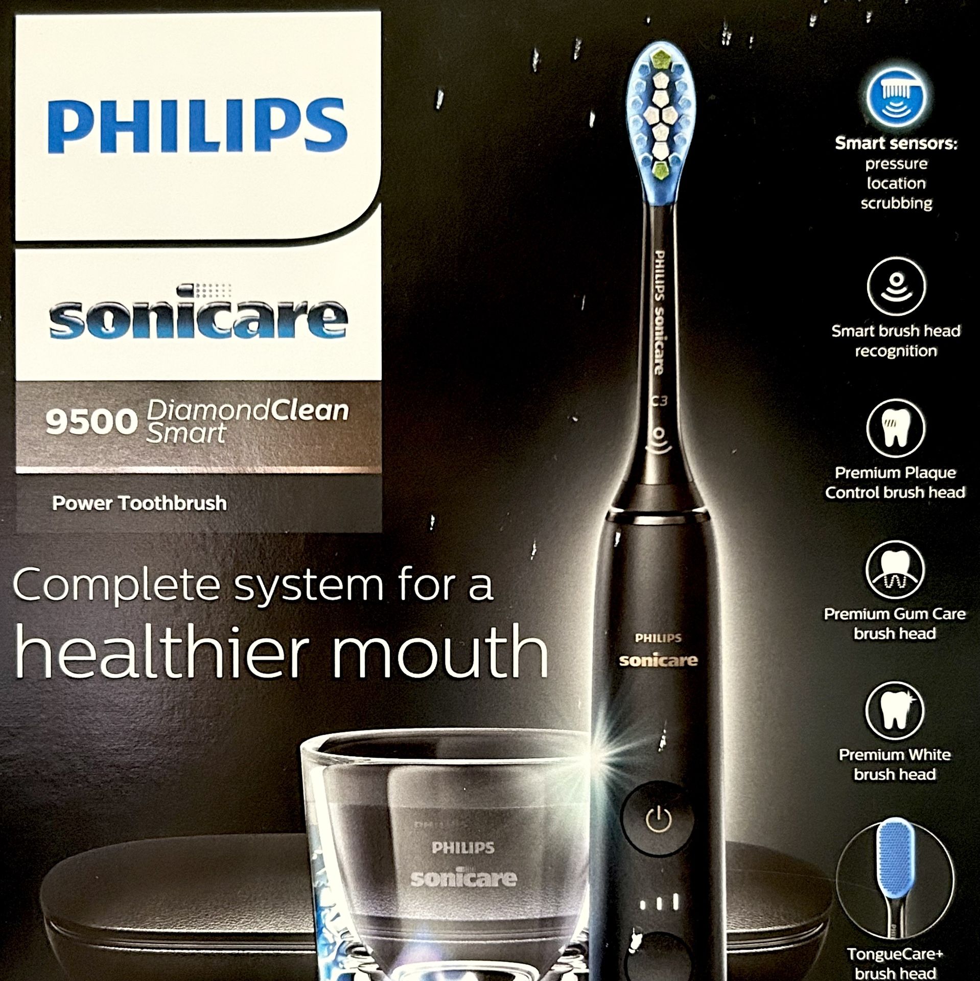 Philips Sonicare 9500 DiamondClean Smart Power Toothbrush