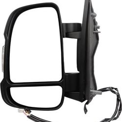 Driver Side Mirror Ram Promaster 1(contact info removed) 3(contact info removed)-21 Non-Heated Glass Turn Signal w/Temp Sensor.
