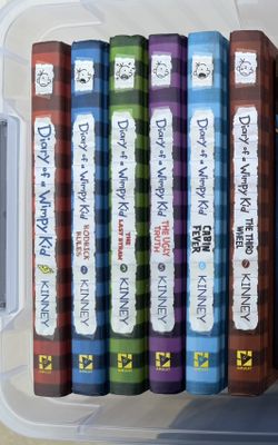 Diary of a Wimpy Kid Books (1-7 missing 4)