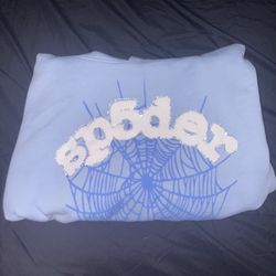 SP5DER Hoodie - Sky Blue - XL