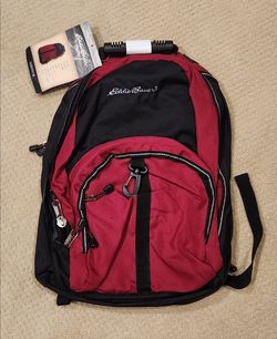 NEW Eddie Bauer 18"x13"x7" Backpack (2 for $24) Survivor Back to School Camping Hiking Carry-on Bag