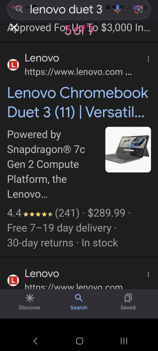 Lenovo Duet 3 Tablet Chromebook