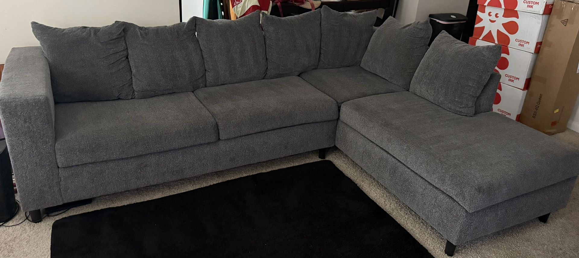 Beautiful Gray sectional For Sale