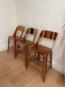 Anthropologie Spenser Counter Stools – Set of 3
