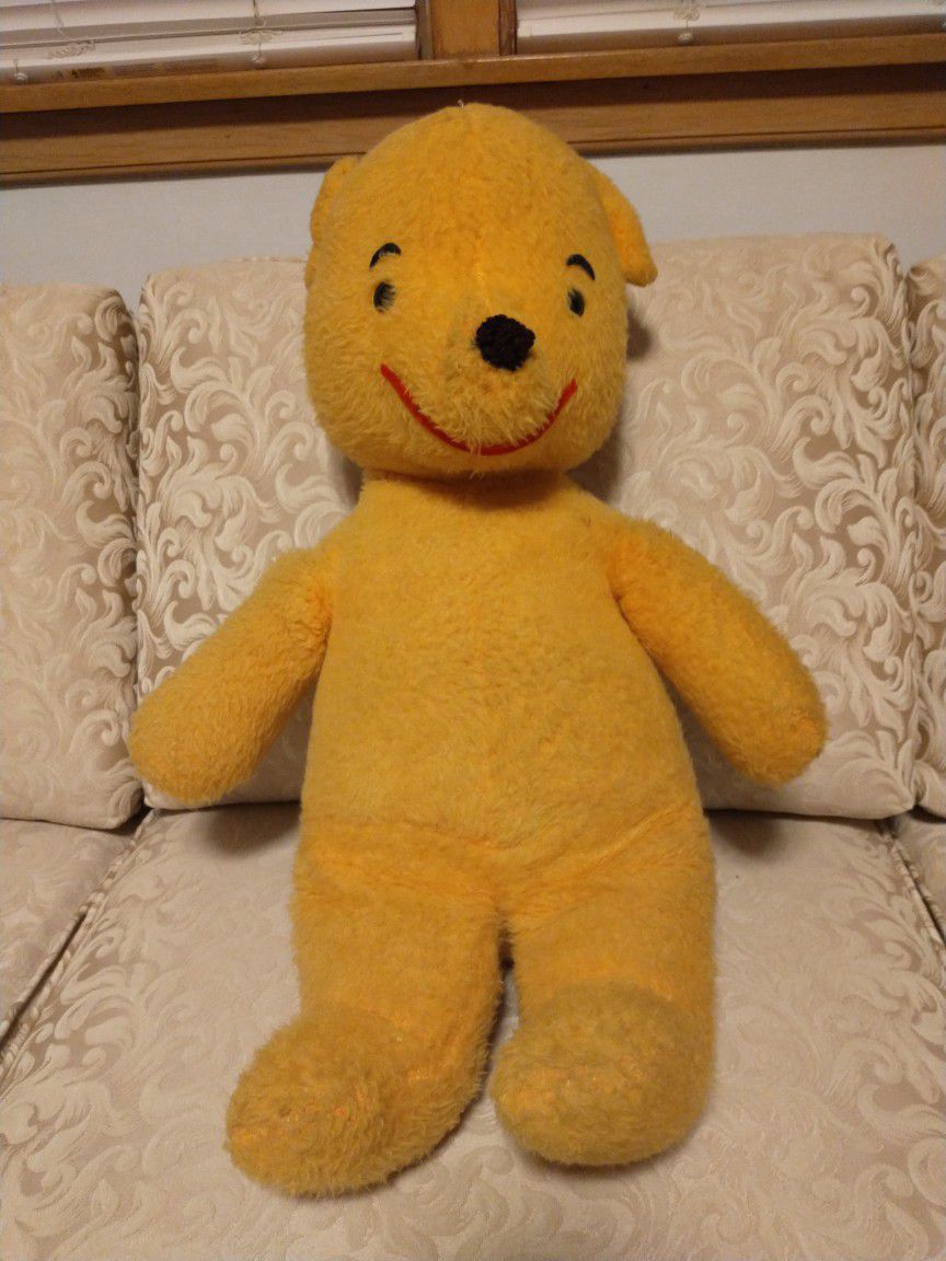 Vintage Gund 1960s Winnie the Pooh Stuffed Bear 