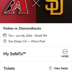 DBacks vs Padres Tickets - Musgrove Bobblehead