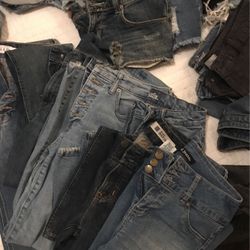 Jeans Size 4 /5/6  Shorts 3/6/8 Jacket M 