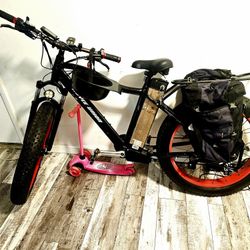 Very big electric bike, Great condition Big Strong wills