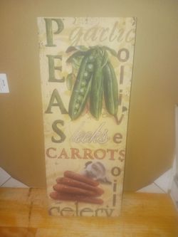 Canvas kitchen picture