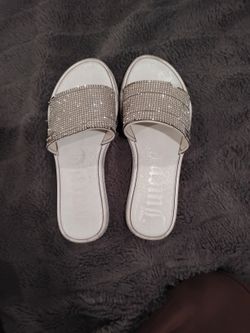 Sliver Juicy Couture Sandals