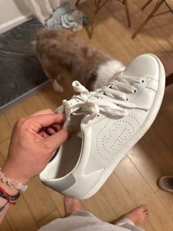 Gucci ace perforated interlocking g white